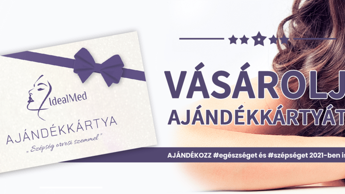 Nincs ötleted karácsonyra? Válassz Idealmed ajándékkártyát!