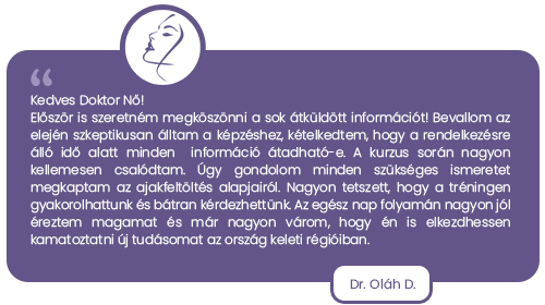 ajakfeltöltés képzés résztvevő